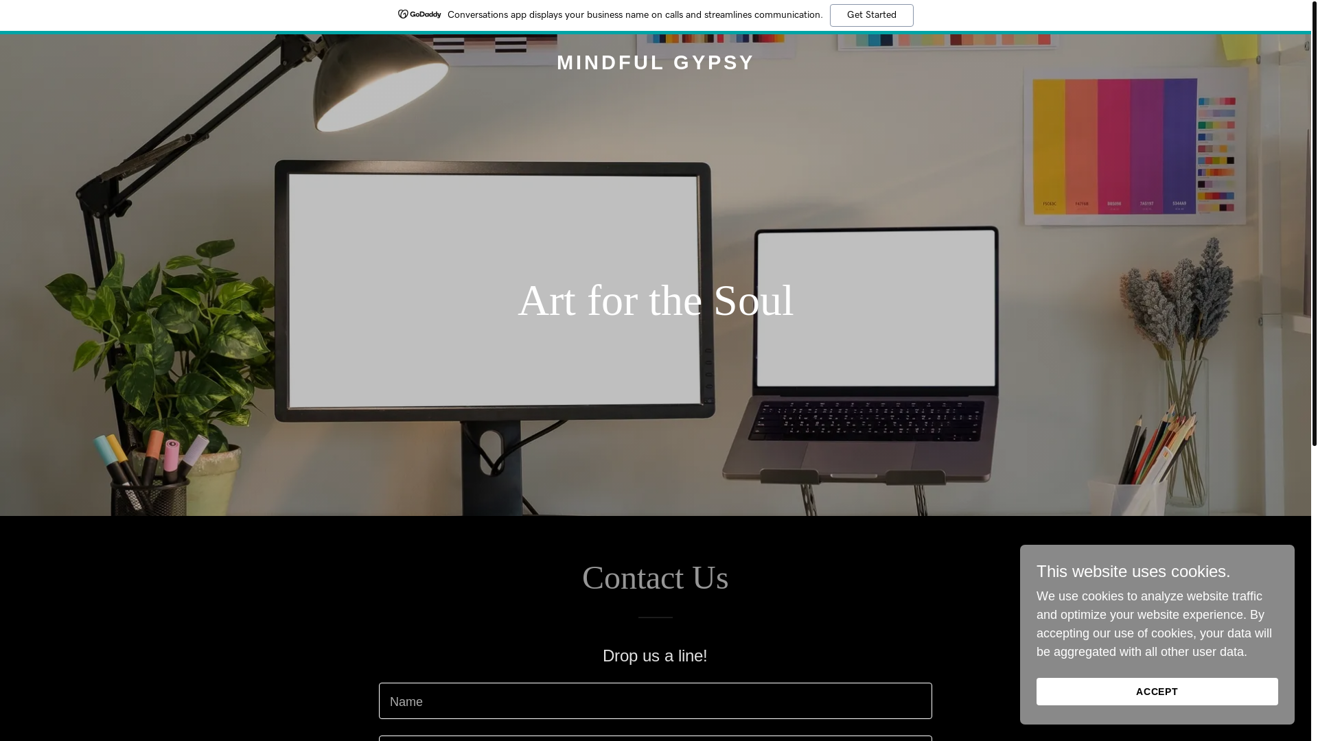 website screenshot of https://greearcrain.com/