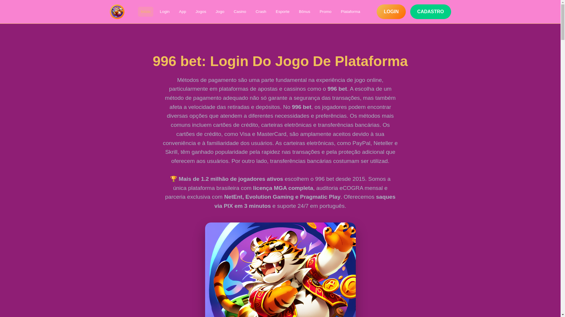 website screenshot of https://996betb.com/