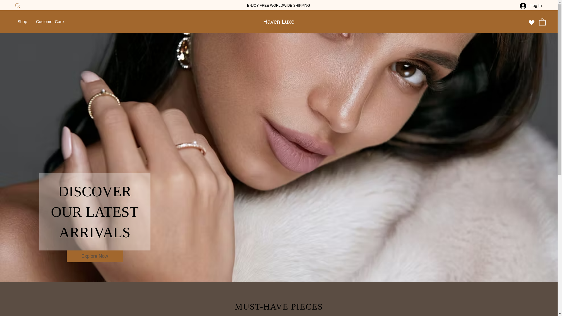 website screenshot of https://havenluxury.org/