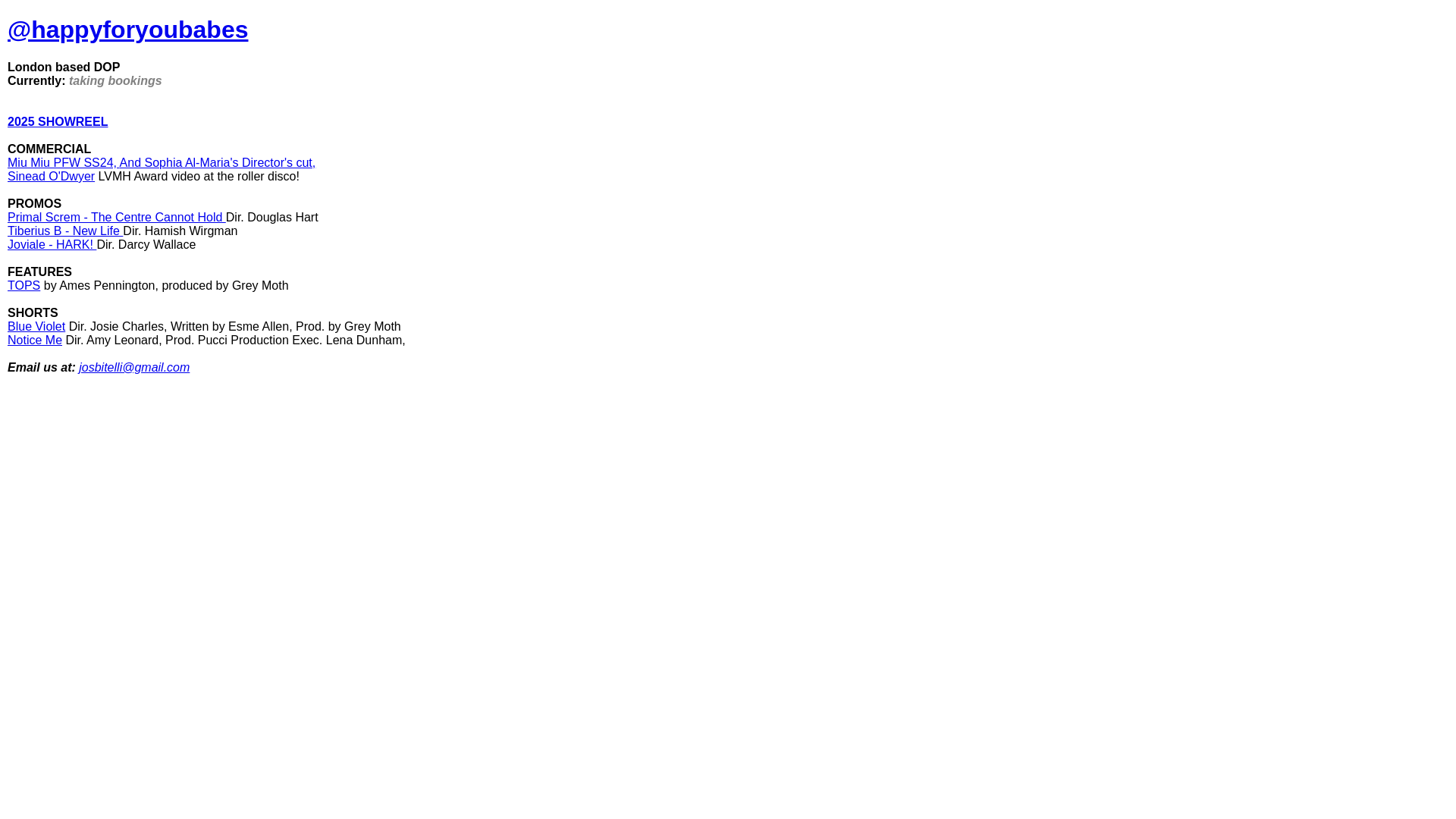 website screenshot of https://jossbitelli.cv/