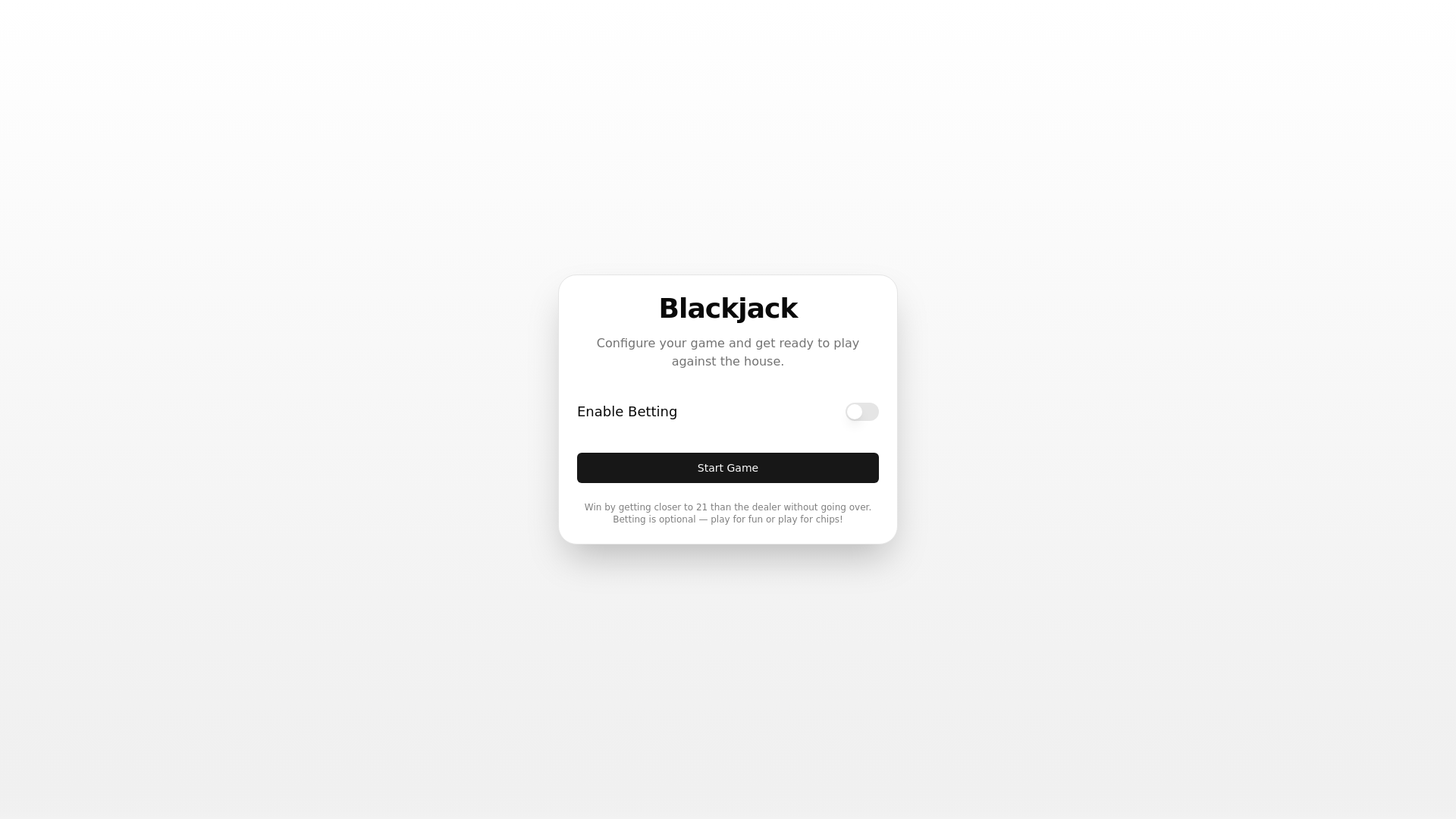 website screenshot of https://blackjack-g5vssst-sst-frontend.pages.dev/
