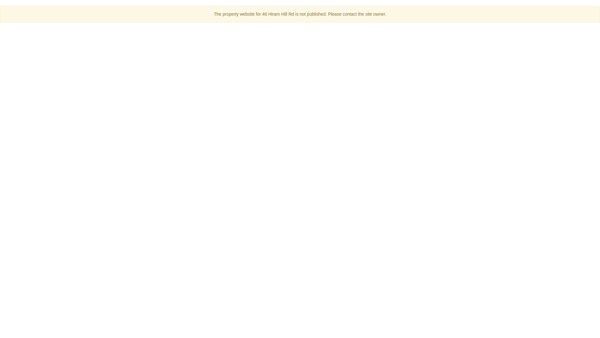 website screenshot of https://46hiramhillrd.com/