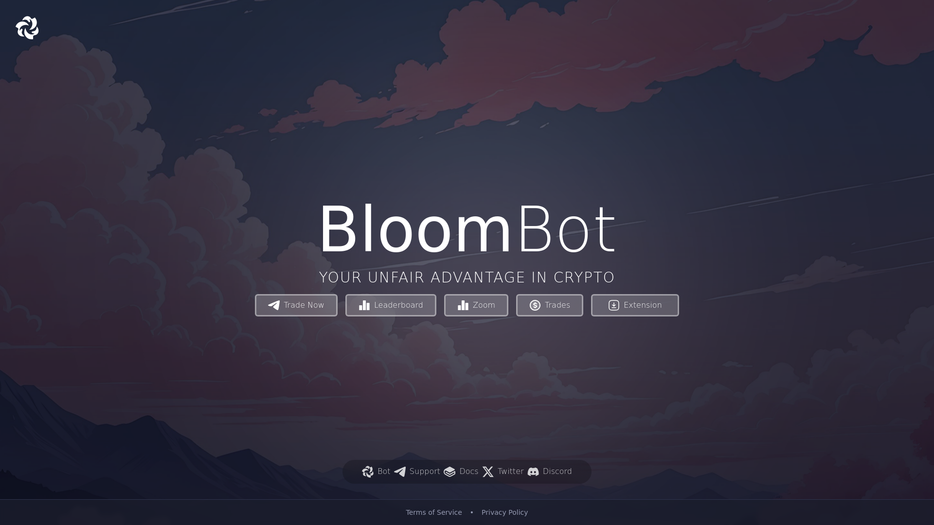 website screenshot of https://bloom-bot.pages.dev/