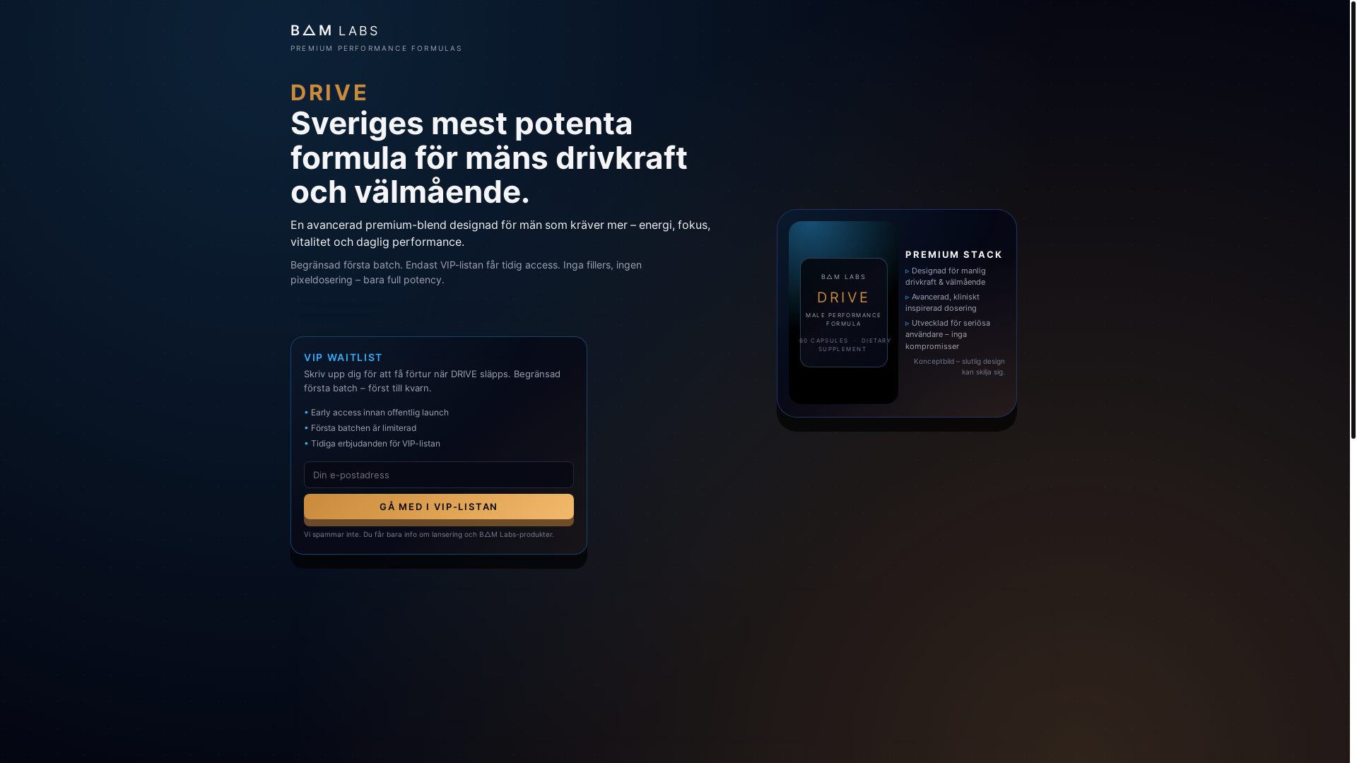 website screenshot of https://bamlabs.org/