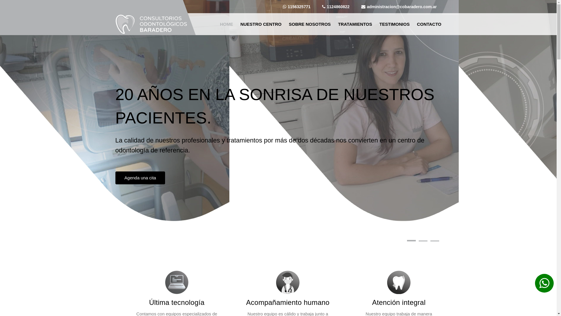 website screenshot of https://baradero.pages.dev/