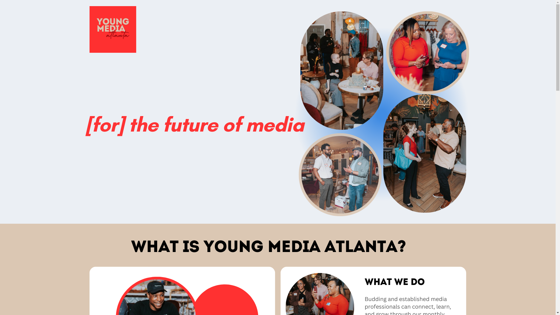 website screenshot of https://youngmediaatlanta.com/