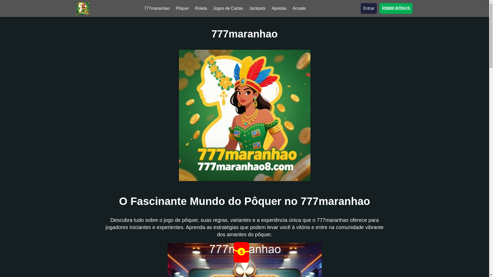 website screenshot of https://777maranhao8.com/