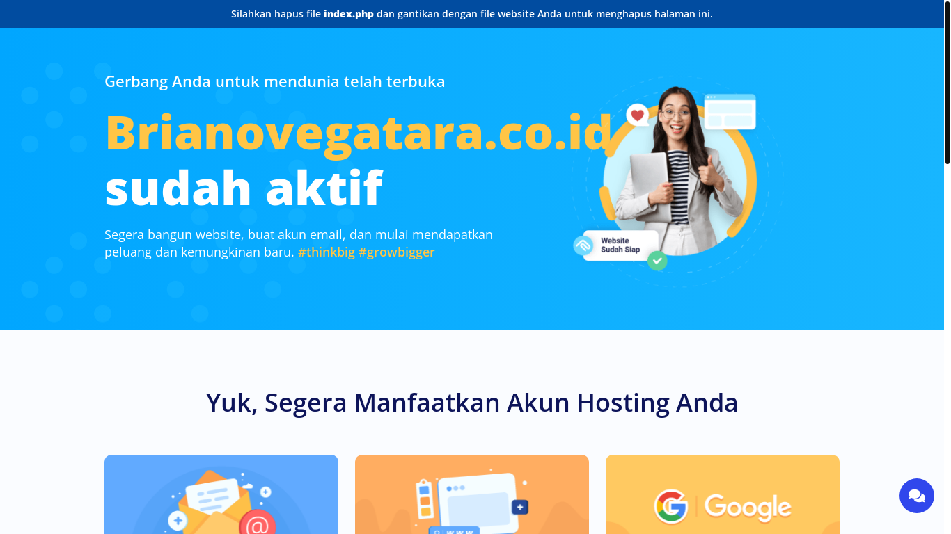 website screenshot of https://brianovegatara.co.id/