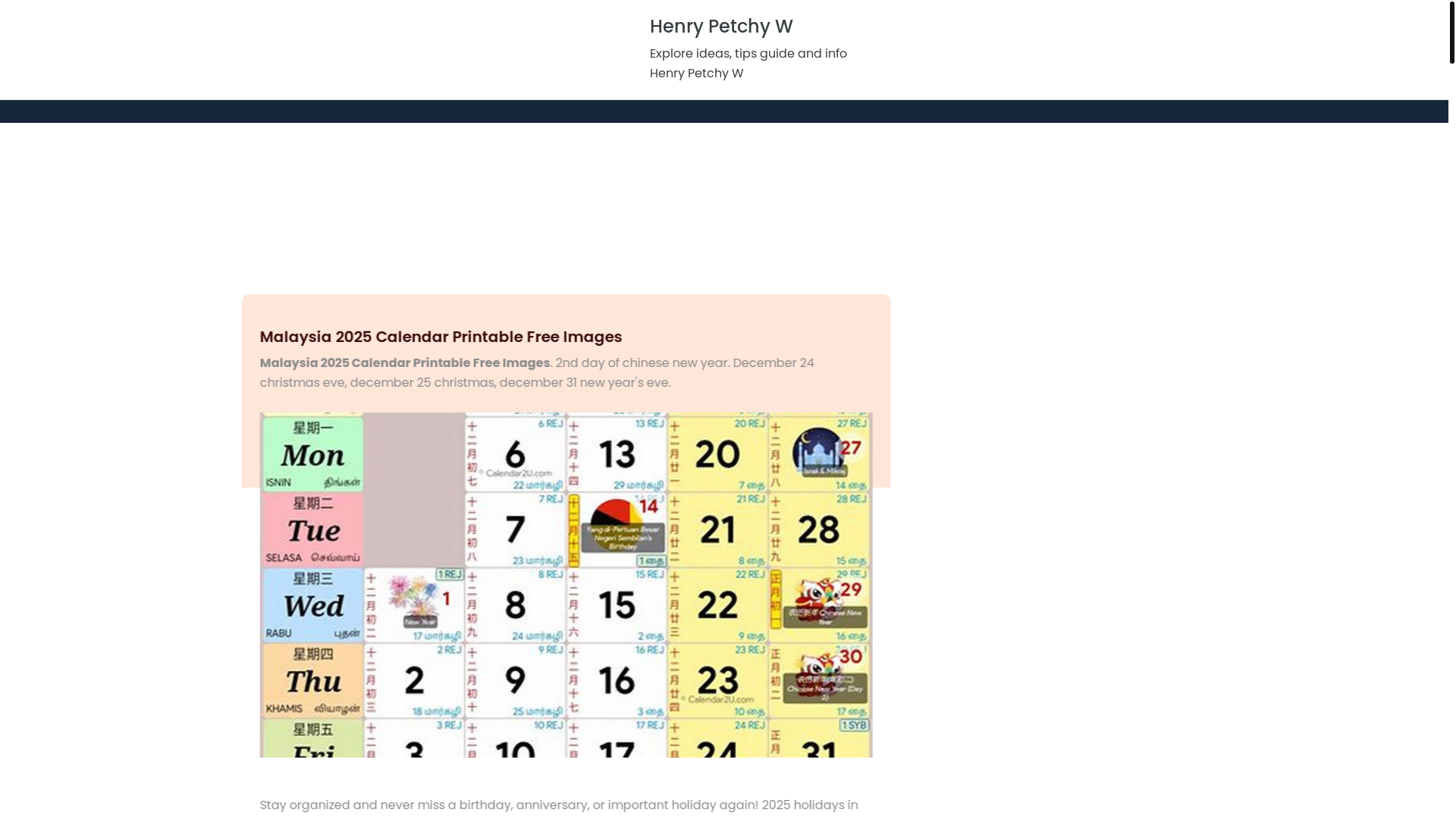 website screenshot of https://henrypetchyw.pages.dev/