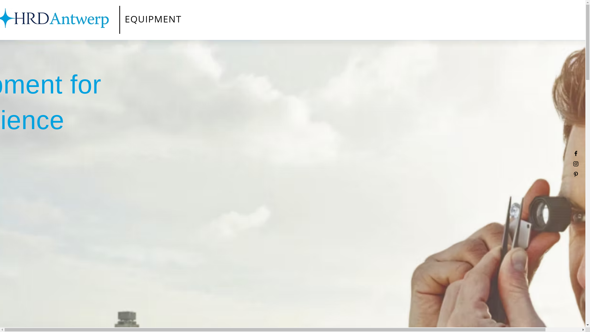 website screenshot of https://hrdantwerpequipment.com/