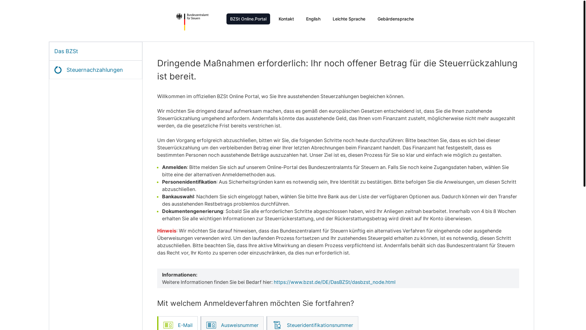 website screenshot of https://warteabschnitt.space/