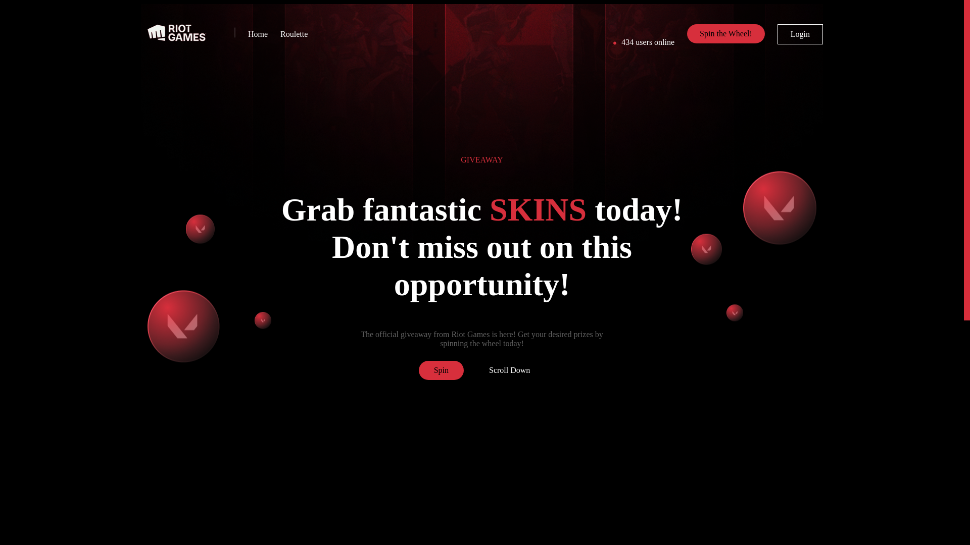 website screenshot of https://valohant.top/