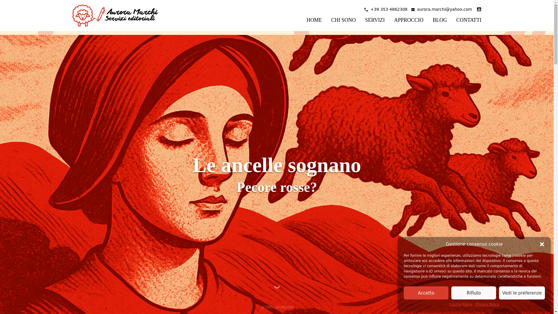 website screenshot of https://pecorerosse.it/