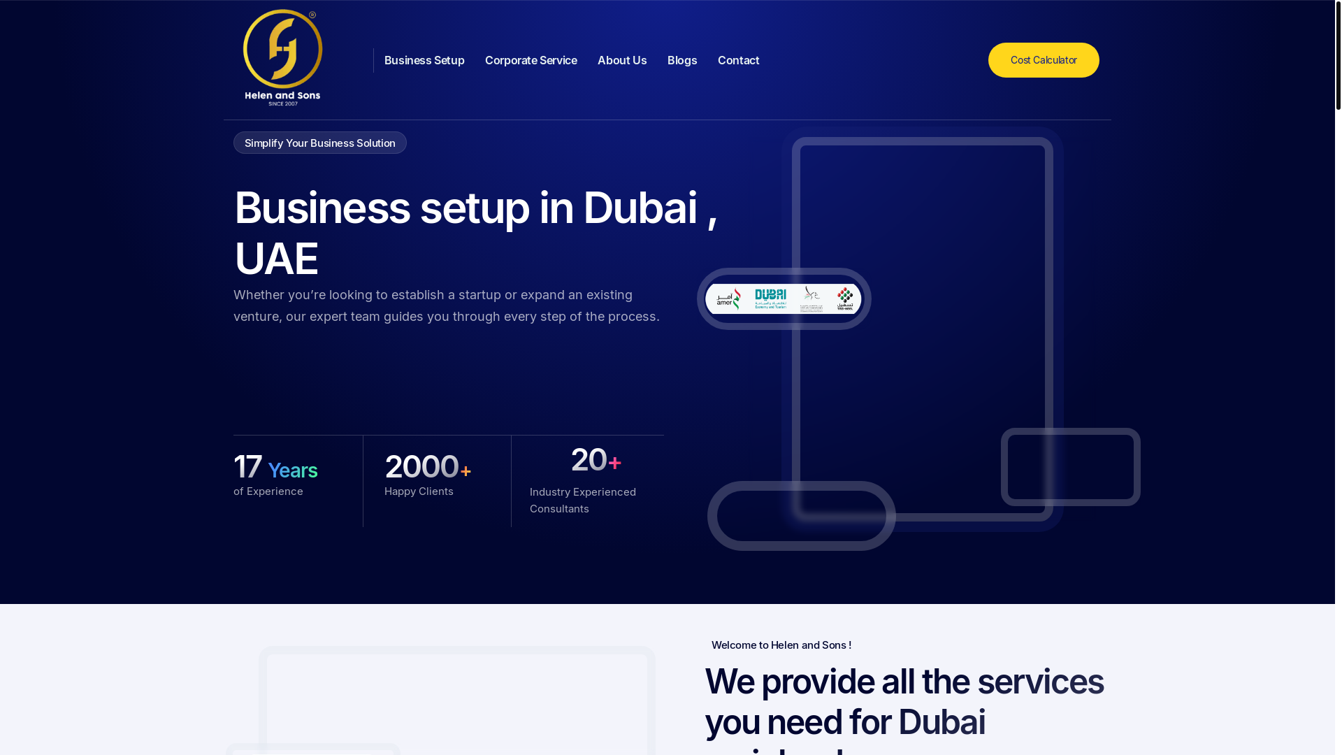 website screenshot of https://g-render-generaltrading.ae/