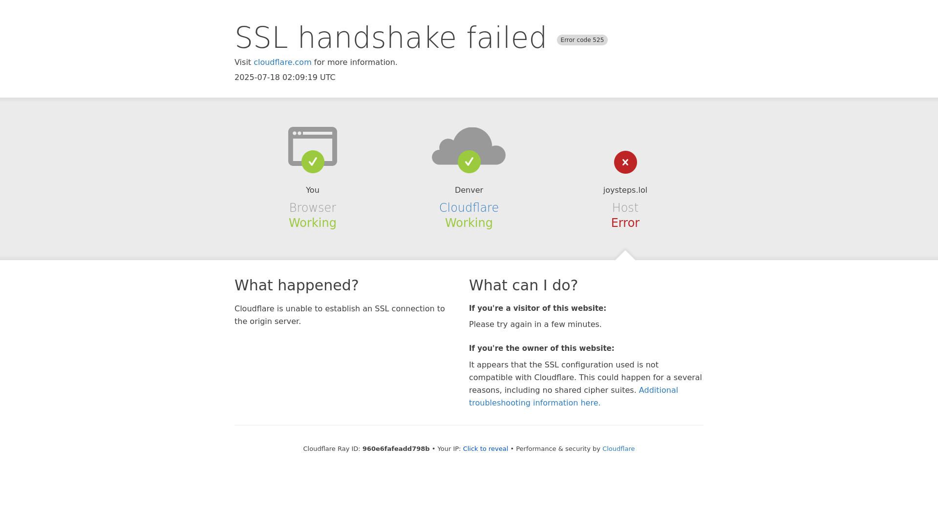 website screenshot of https://joysteps.lol/