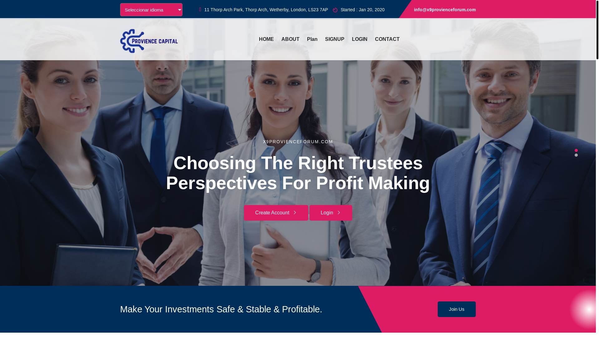 website screenshot of https://x9provienceforum.com/