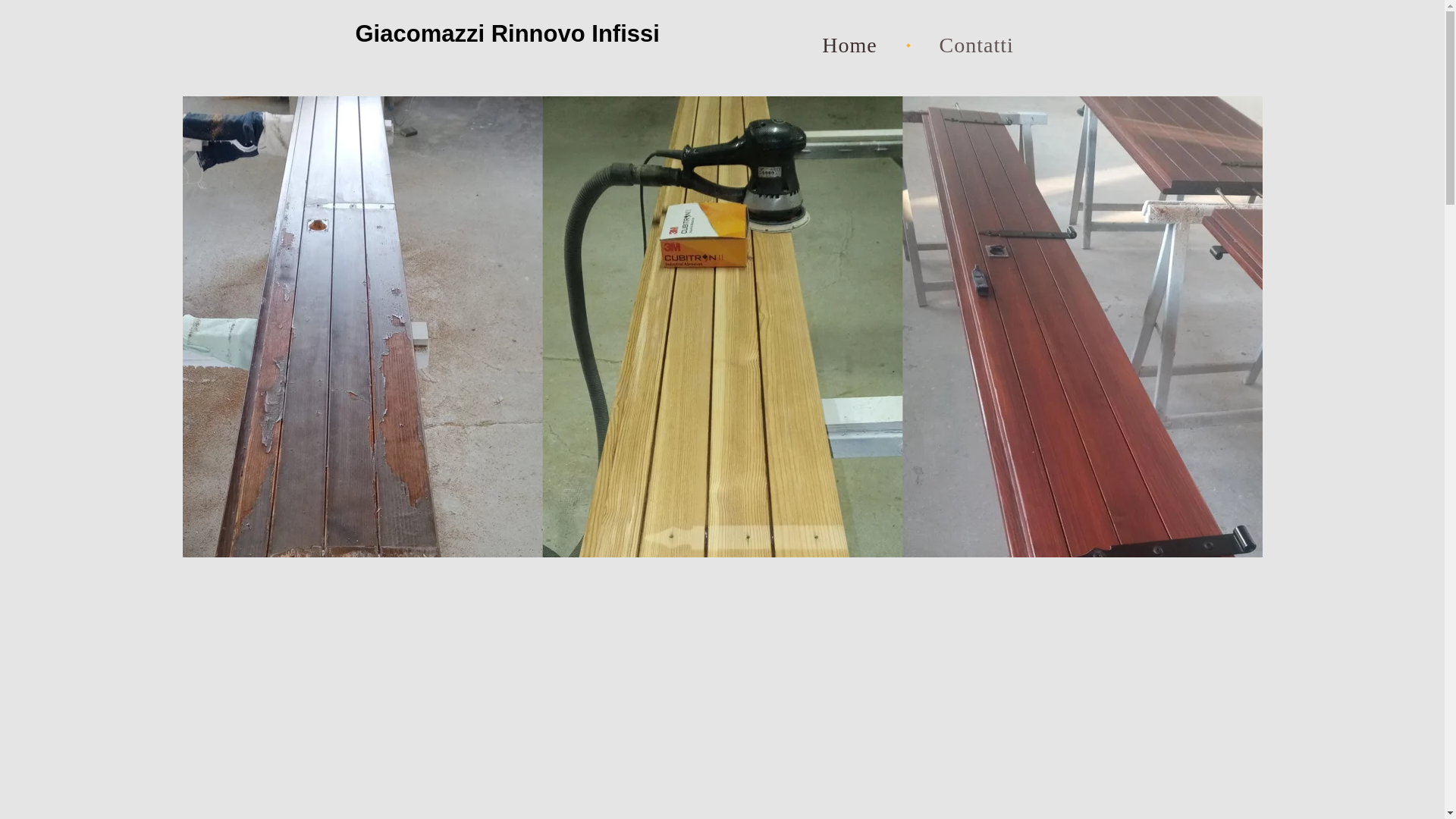 website screenshot of https://rinnovoinfissimantova.it/