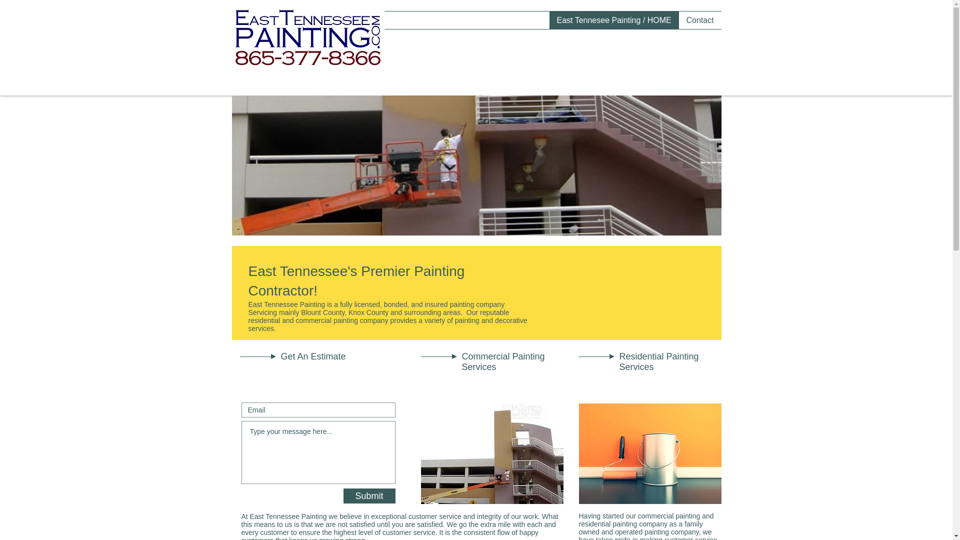 website screenshot of https://blountcountypainting.com/