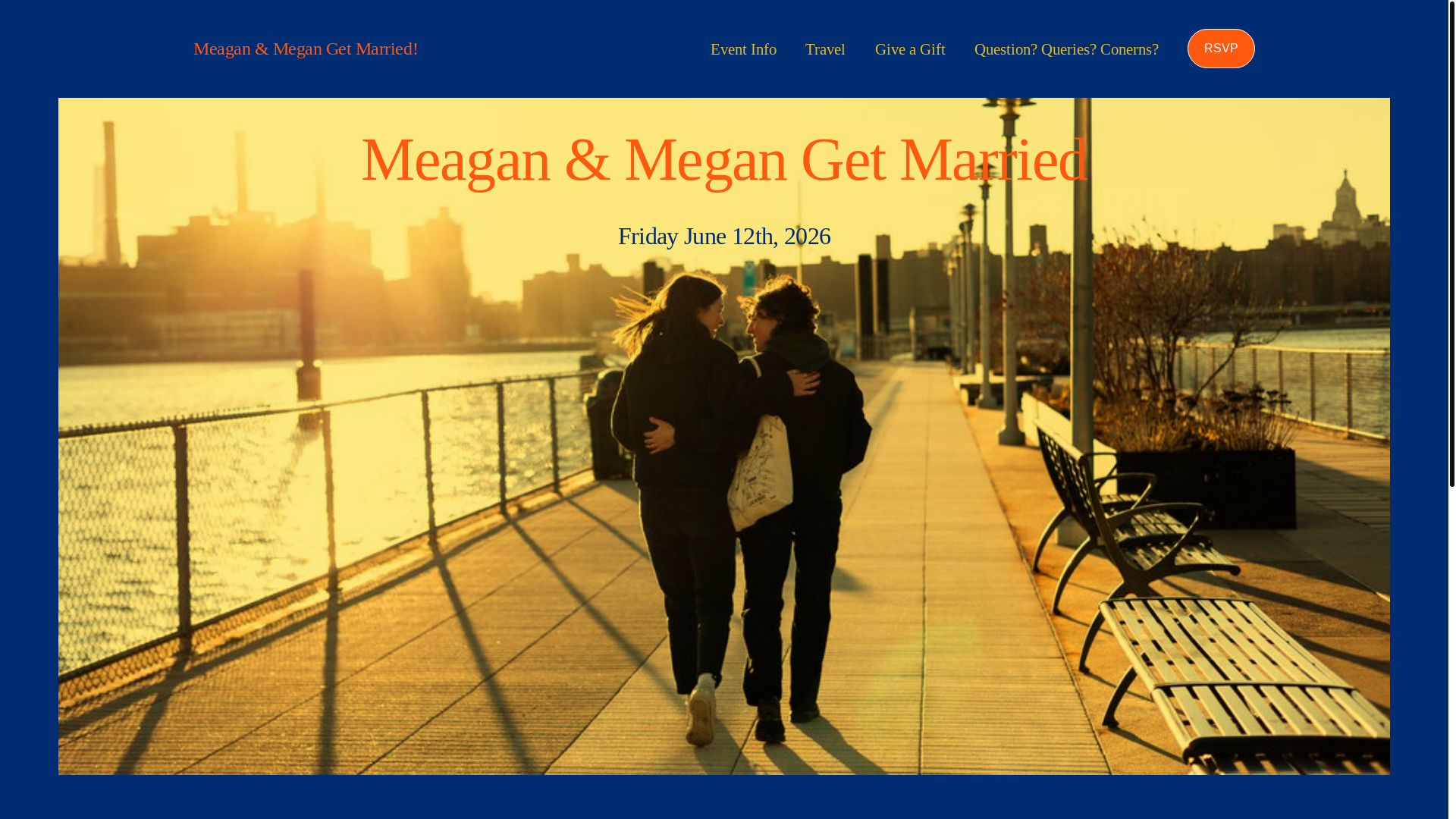 website screenshot of https://meaganandmegan.com/