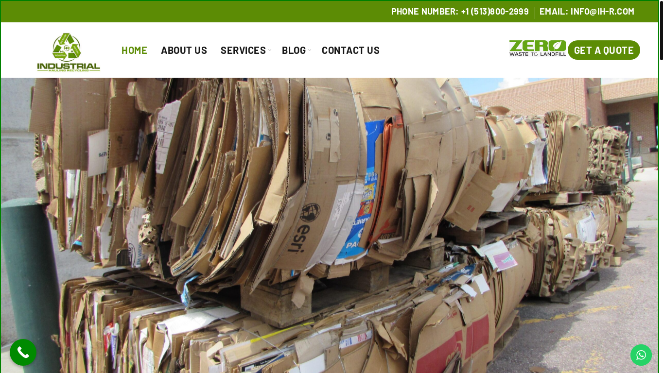 website screenshot of https://www.ih-r.com/