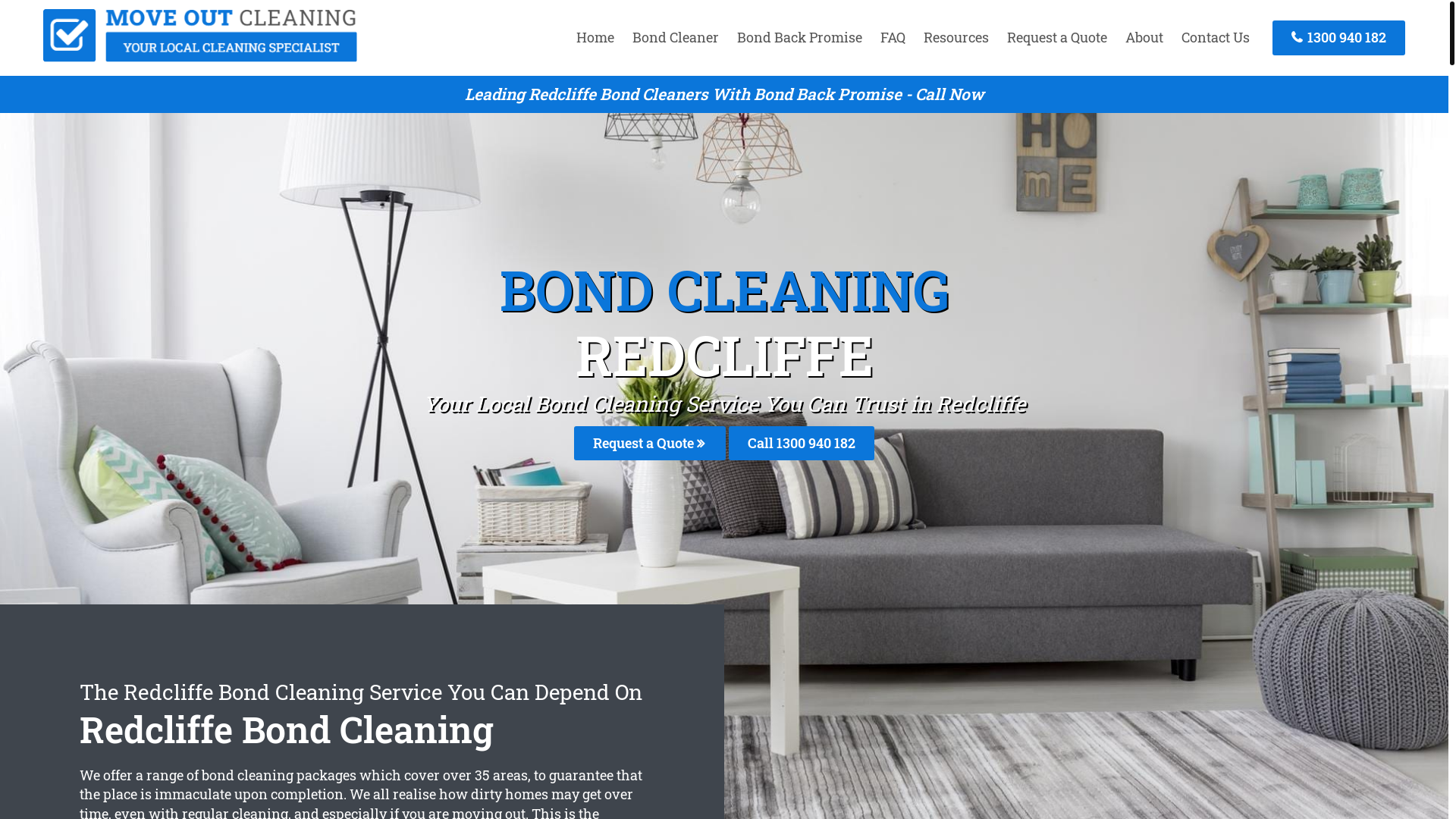 website screenshot of https://bondcleaningredcliffe-com-au.pages.dev/