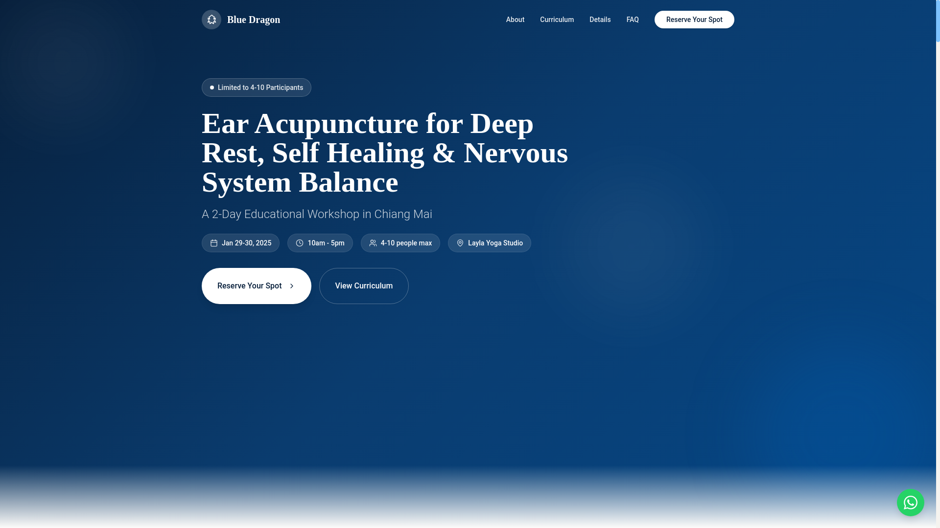 website screenshot of https://bluedragonear.com/