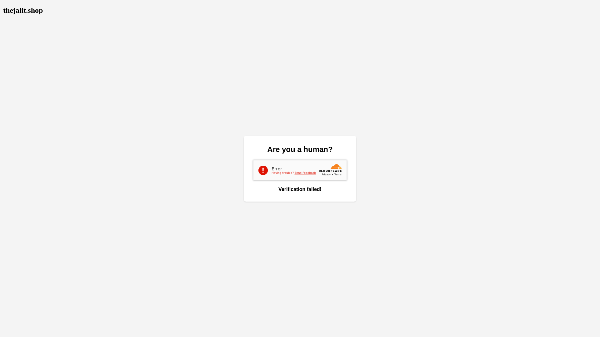 website screenshot of https://thejalit.shop/