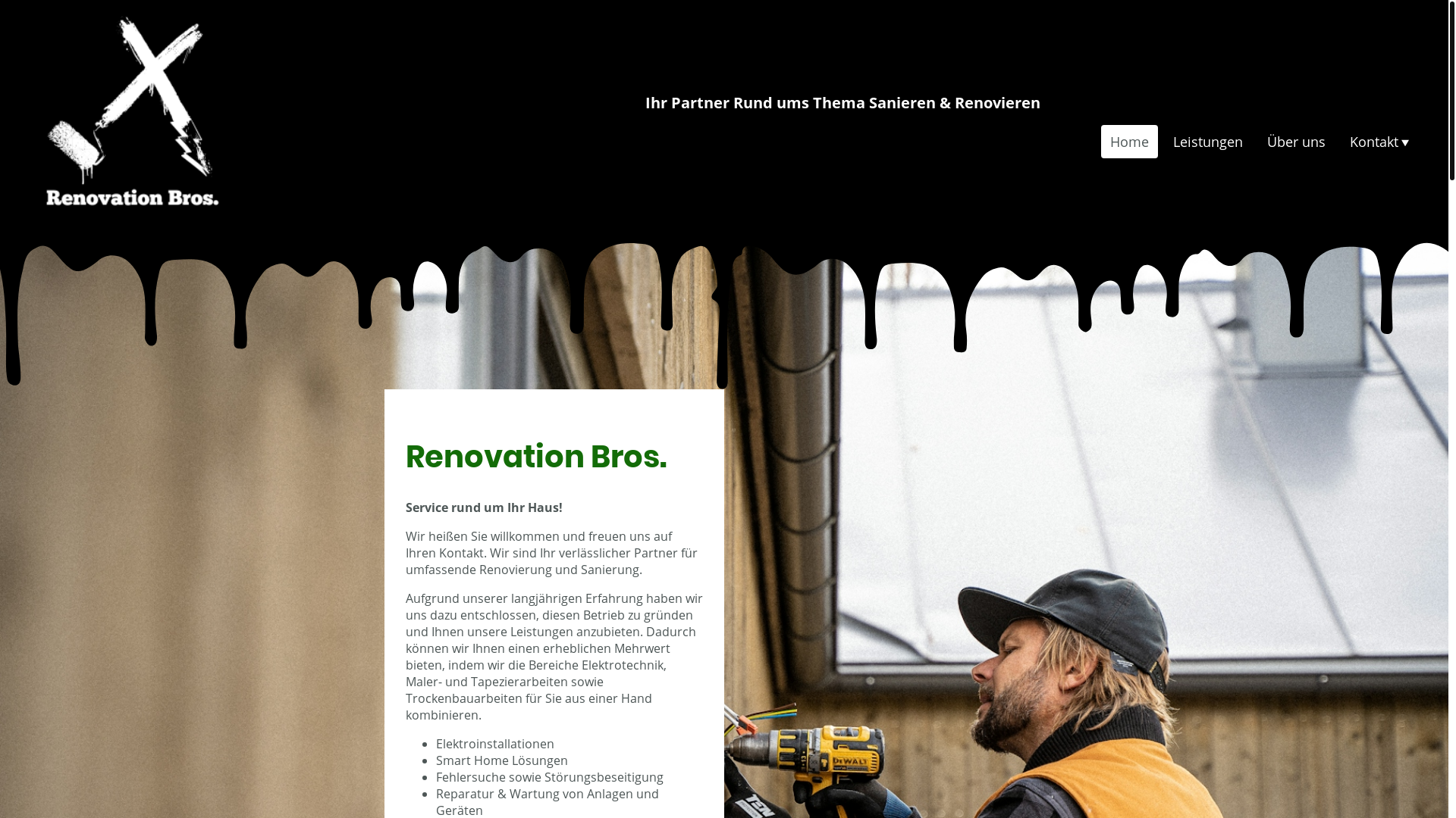 website screenshot of https://renovationbros.de/