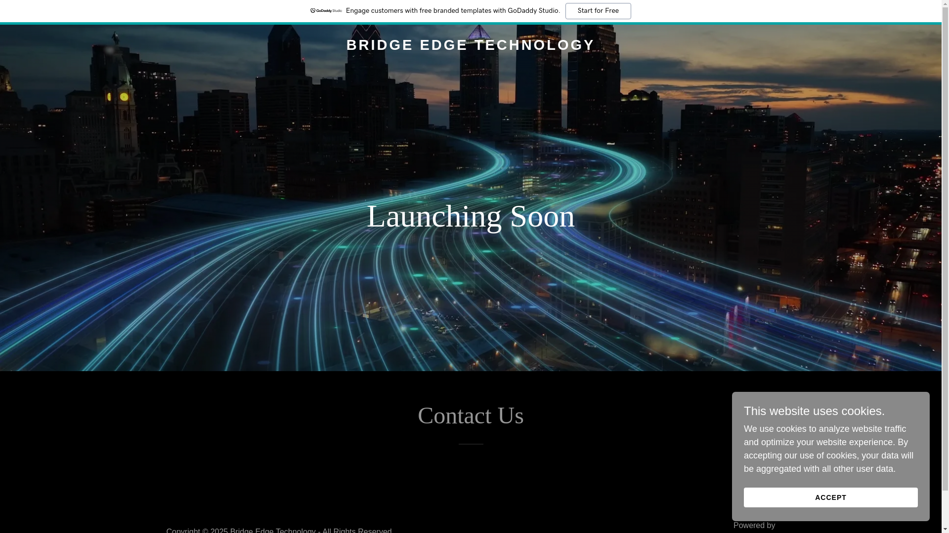 website screenshot of https://bridgeedgetechnology.com/