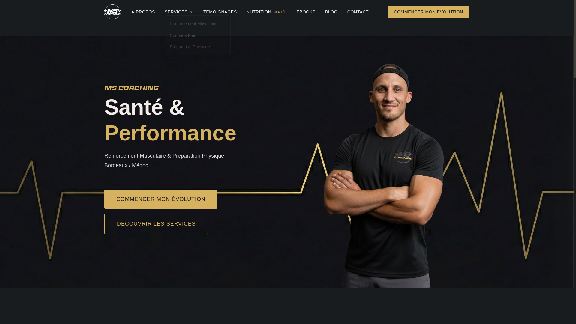 website screenshot of https://mscoaching-sp.fr/