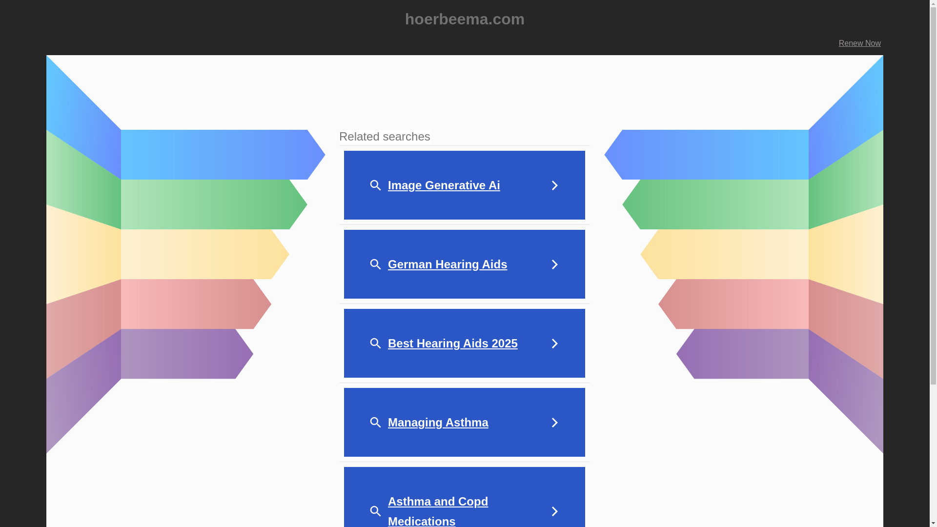 website screenshot of https://hoerbeema.com