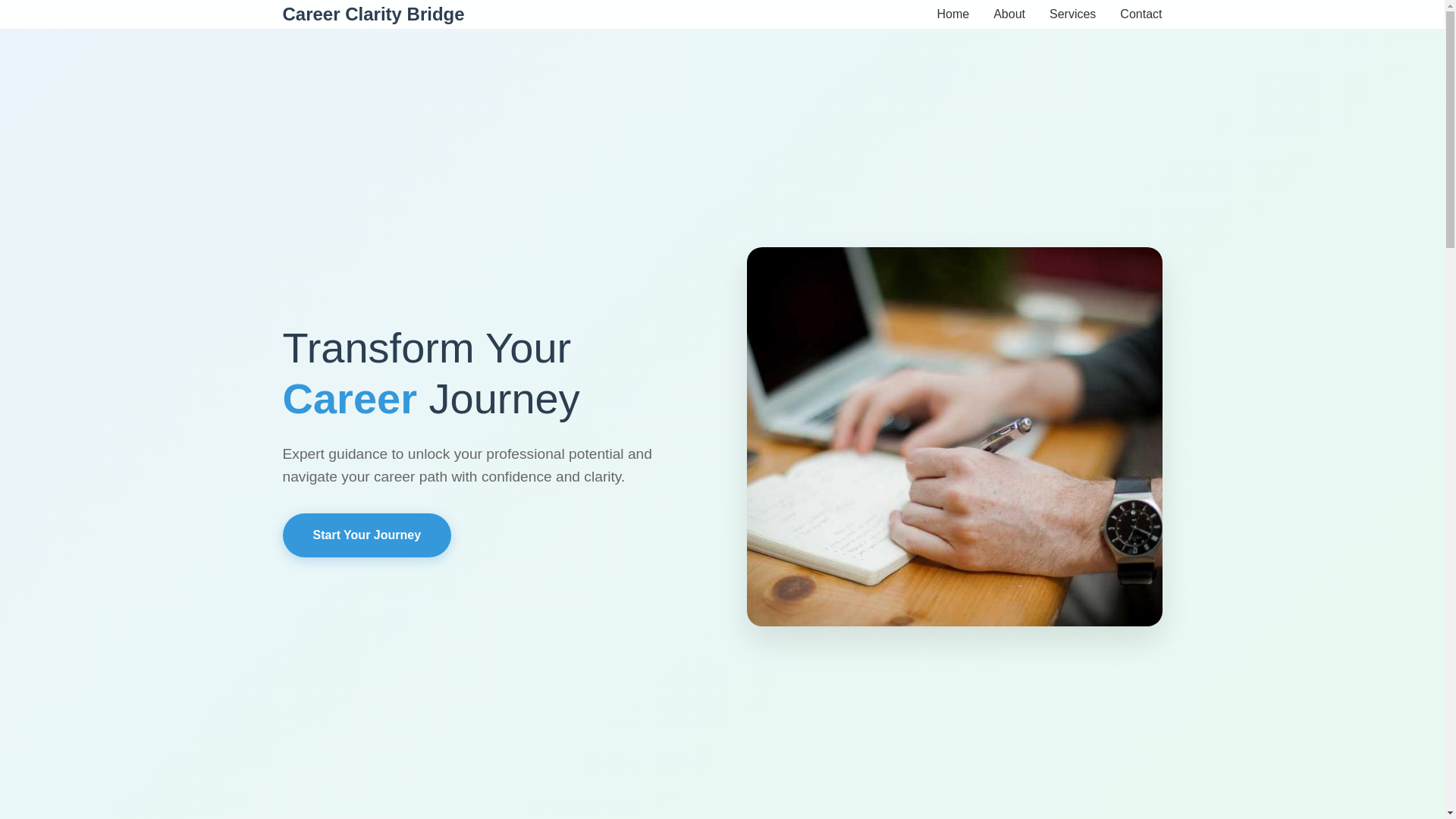 website screenshot of https://careerclaritybridge.cyou/