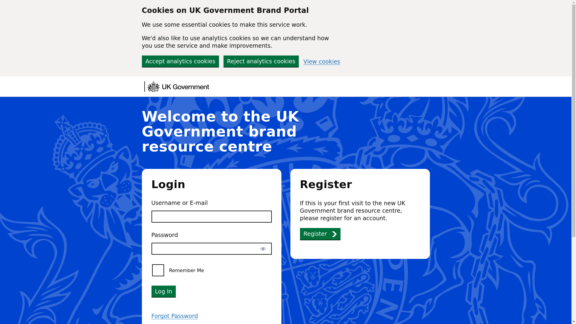 website screenshot of https://brand.gov.uk/