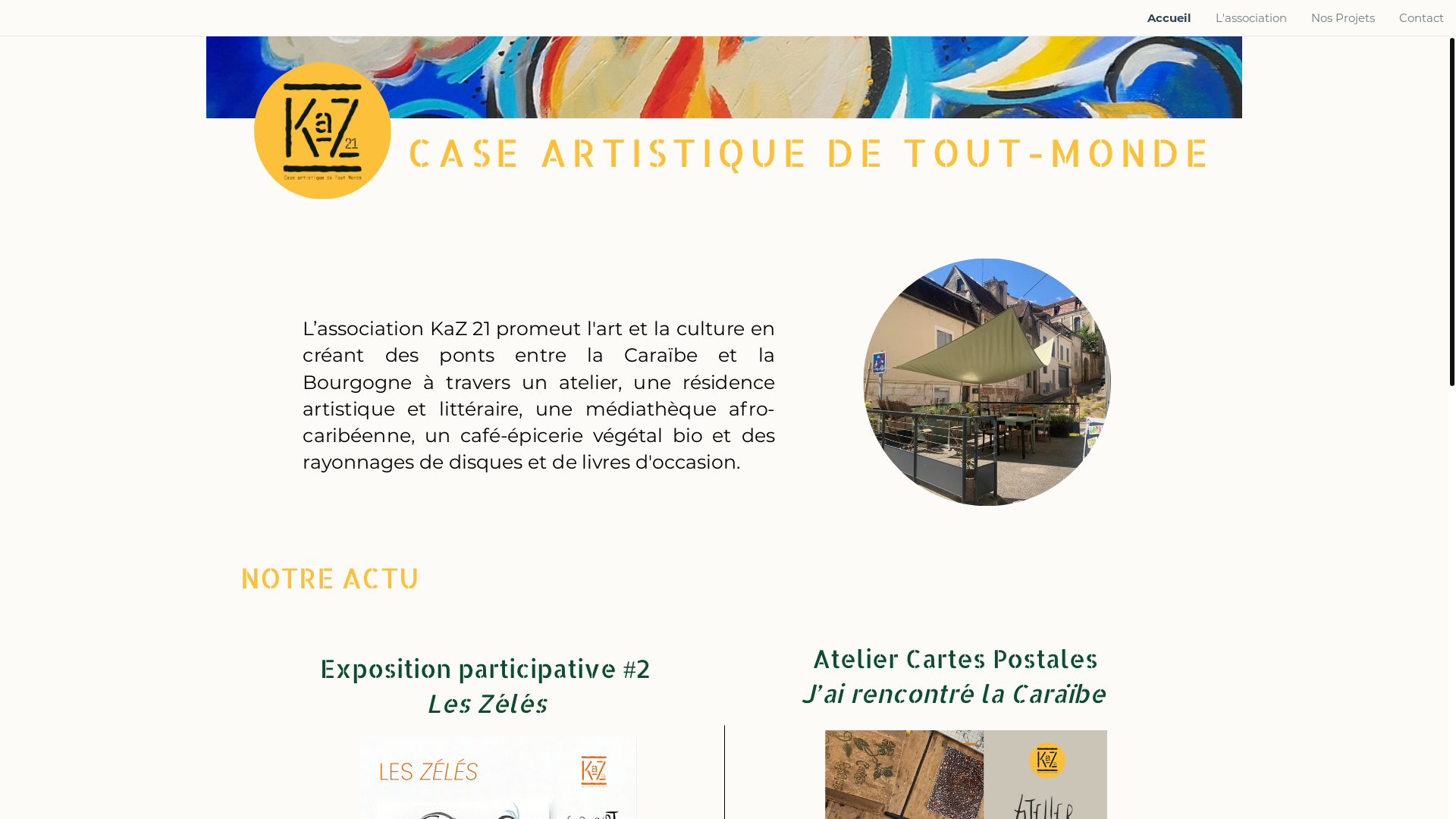 website screenshot of https://lakaz21.com/