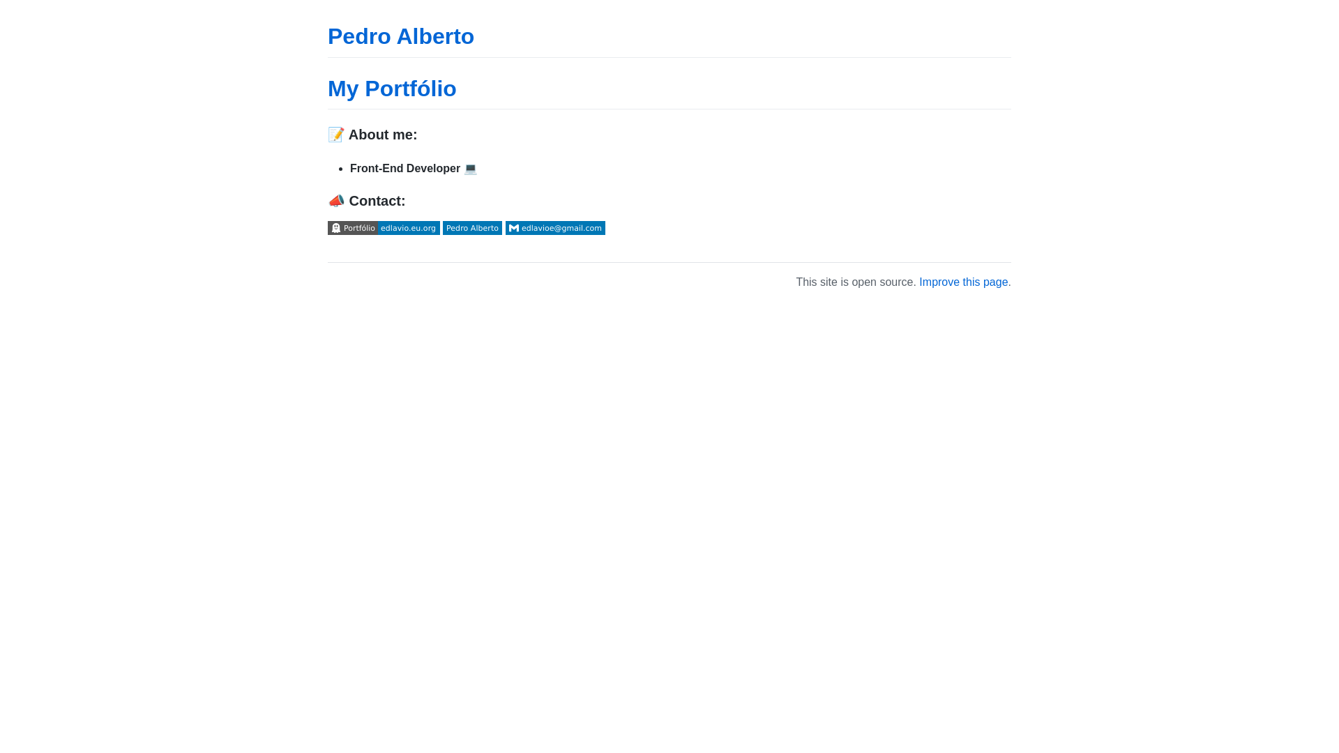 website screenshot of https://edlavio.me/