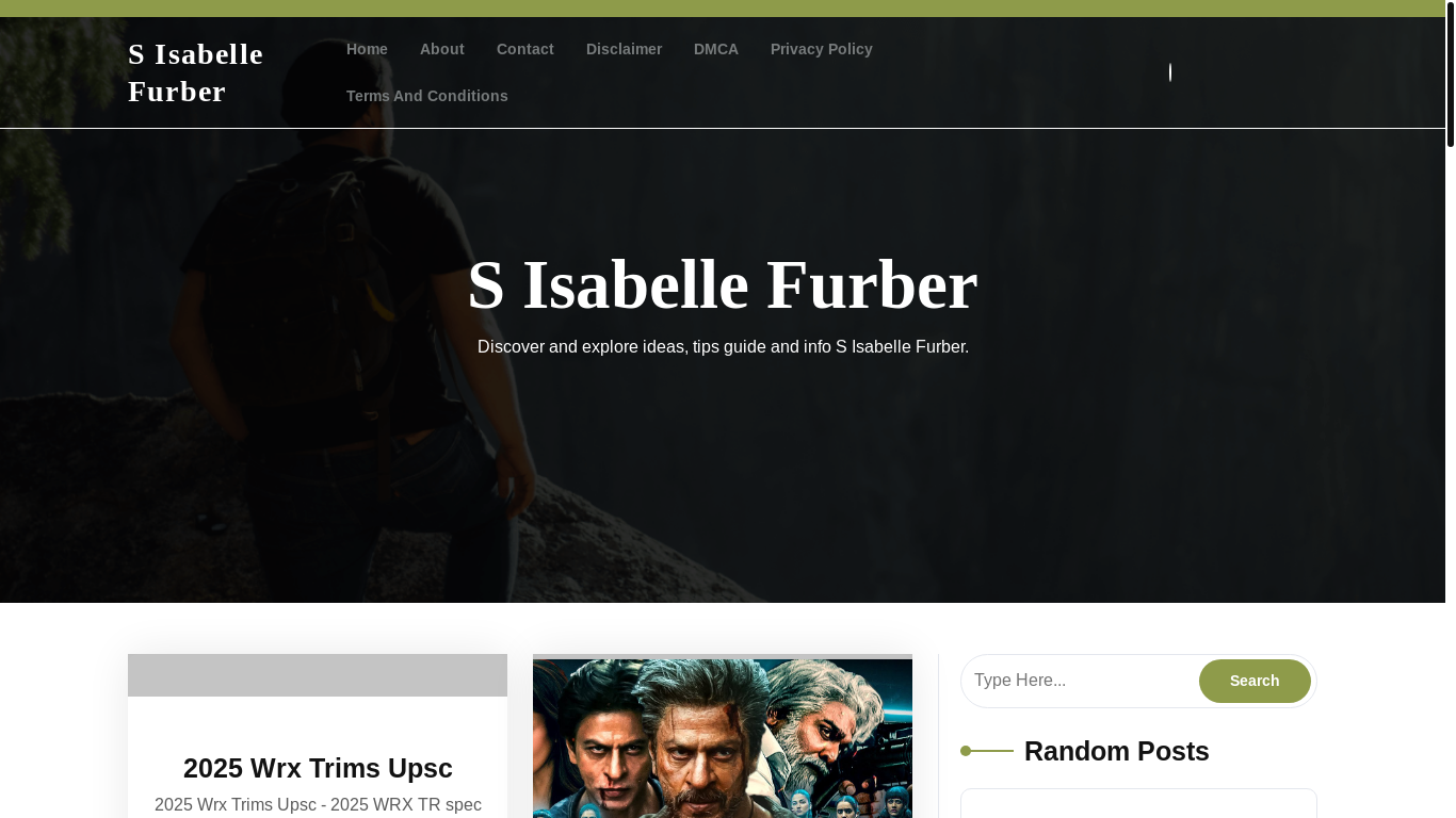 website screenshot of https://sisabellefurber.pages.dev/