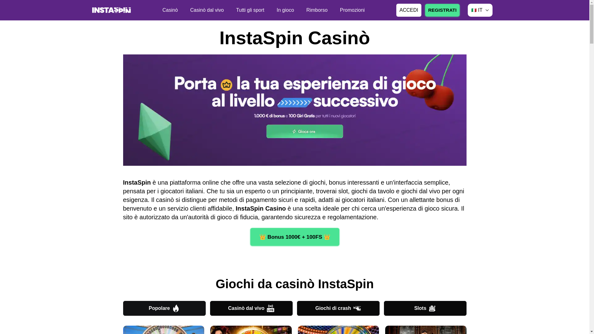 website screenshot of https://instaspincasino-it-4221.pages.dev/