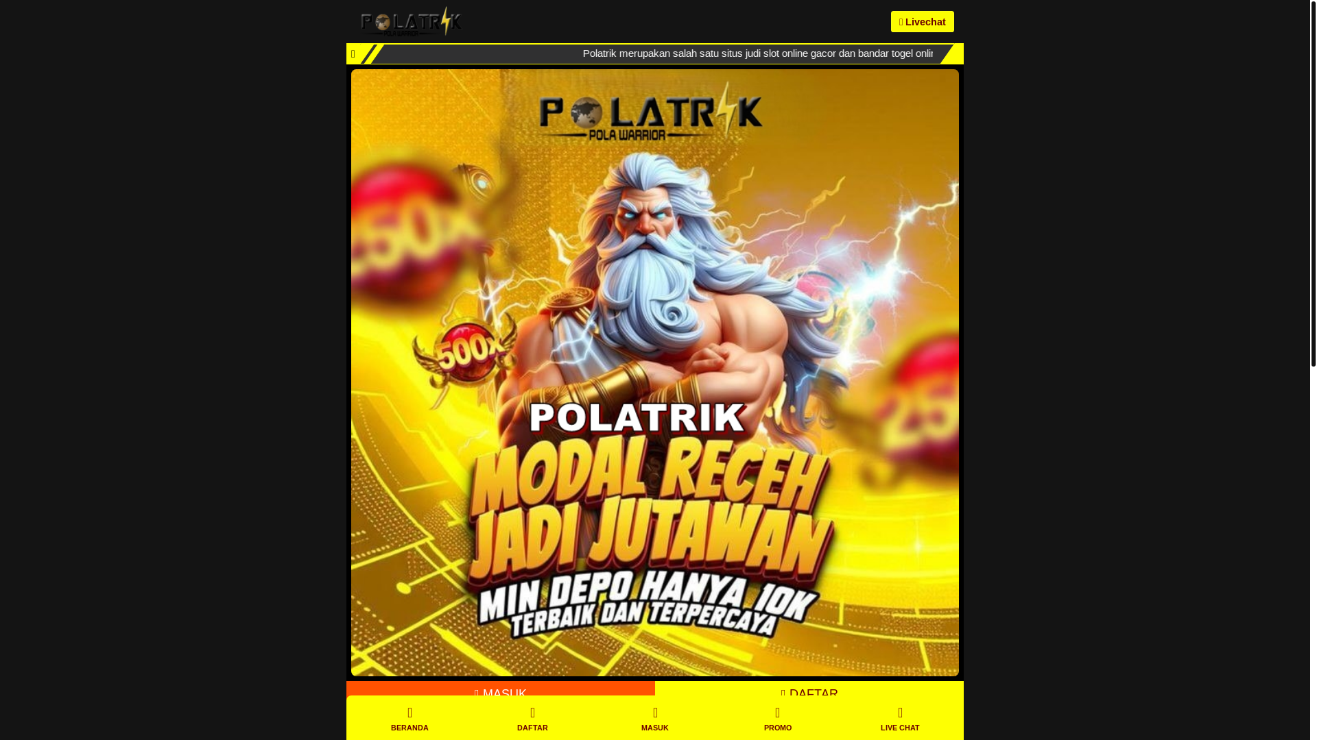 website screenshot of https://amp-polatrikterbaru.pages.dev/