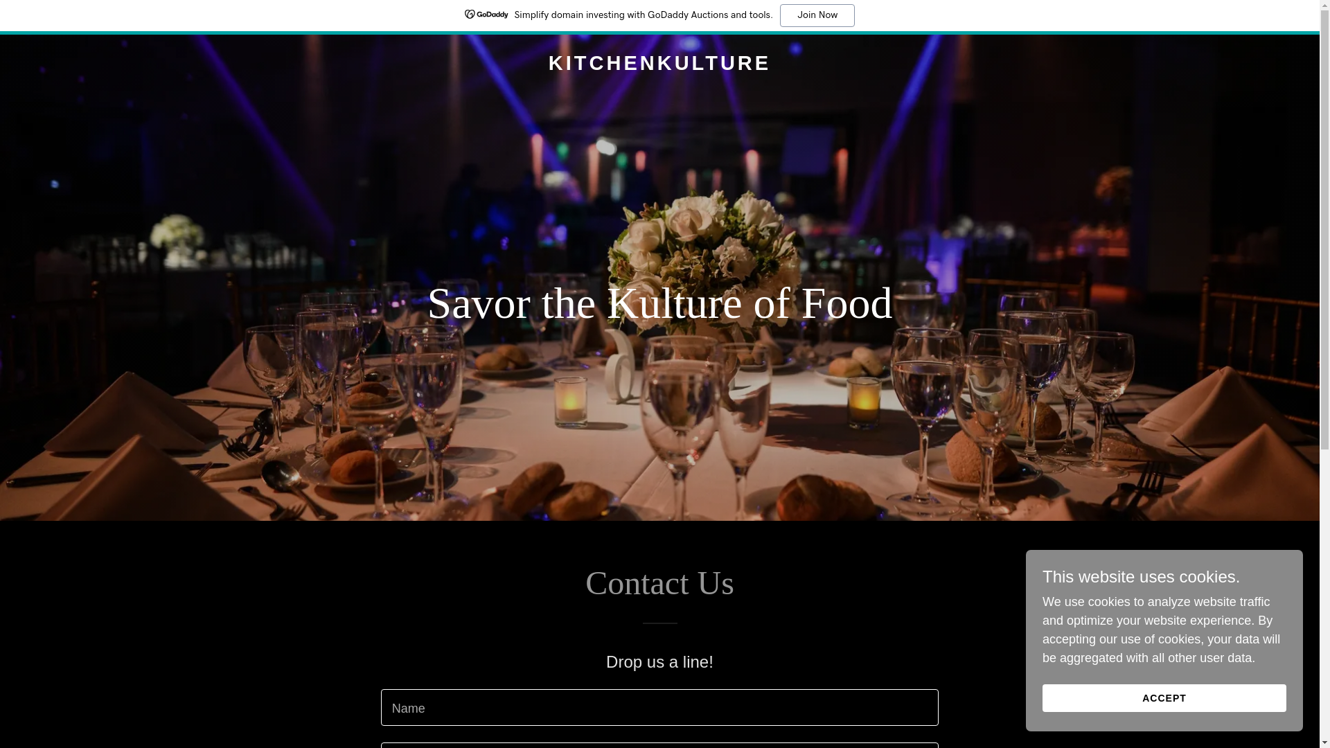website screenshot of https://kitchenkulture.ca/