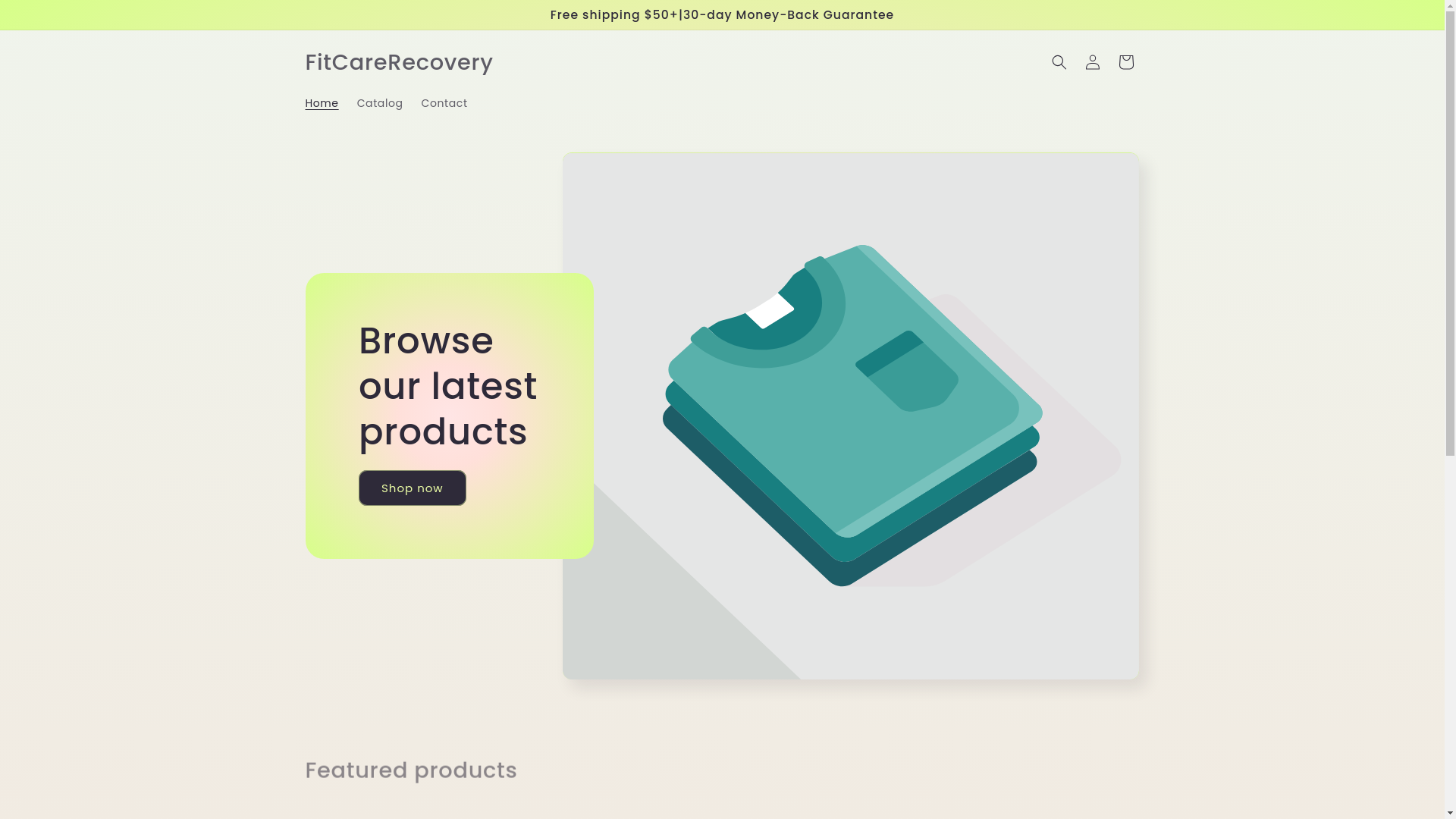 website screenshot of https://fitcarerecovery.com/