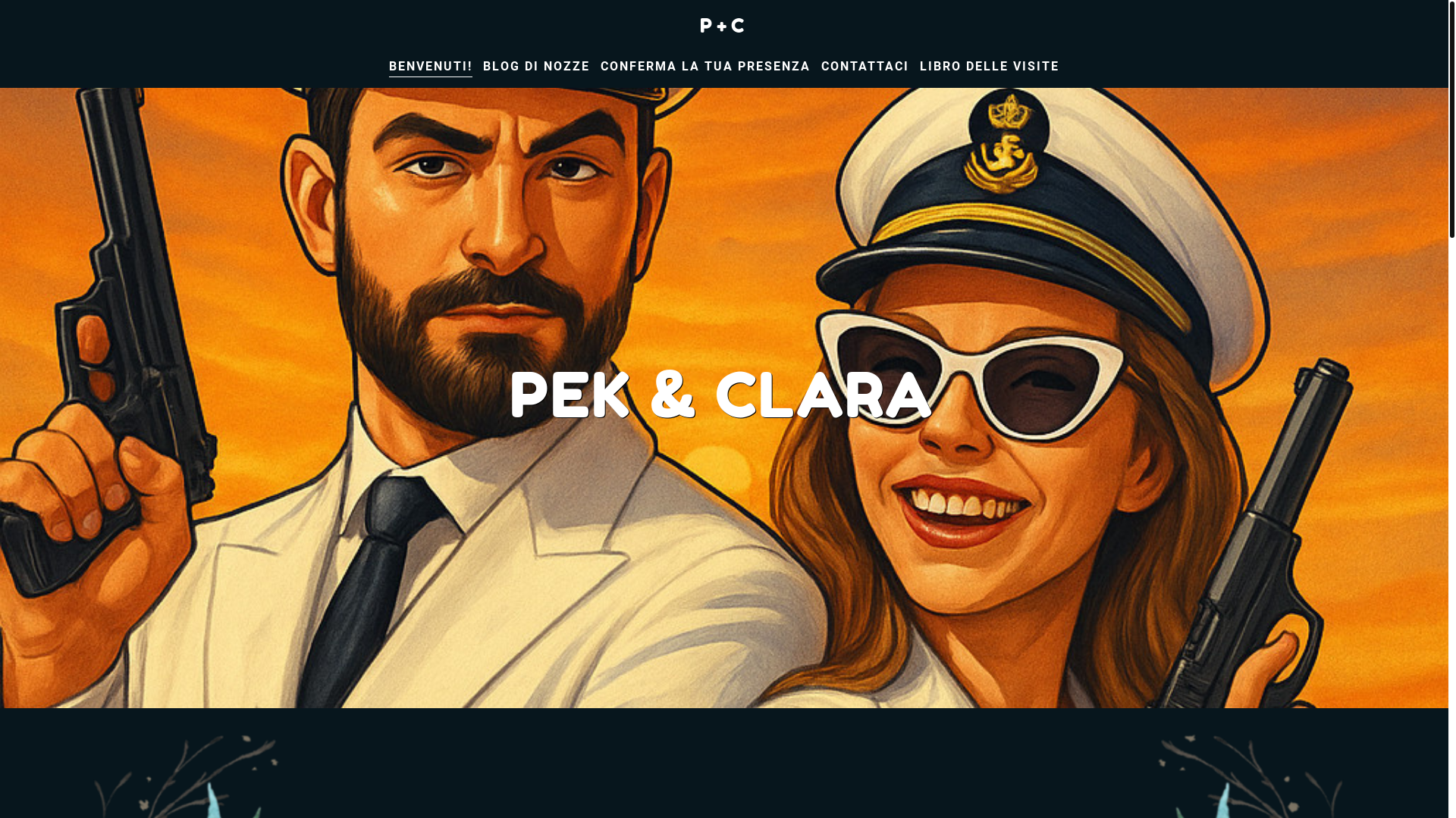 website screenshot of https://pekclara.com/