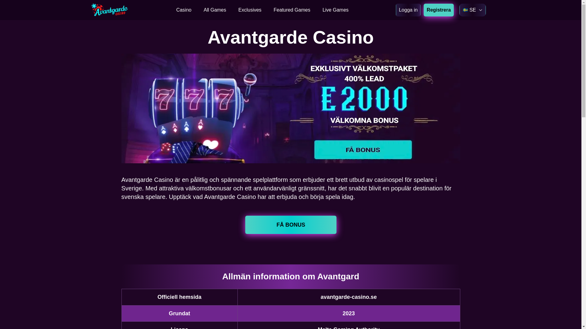 website screenshot of https://avantgarde-casino-se-6208.pages.dev/