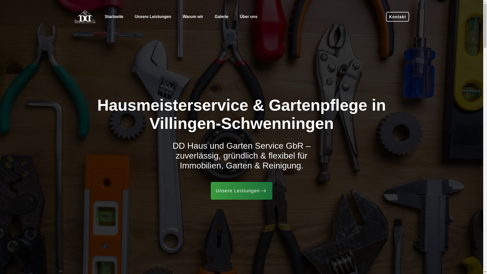 website screenshot of https://hausmeister-villingen.de/