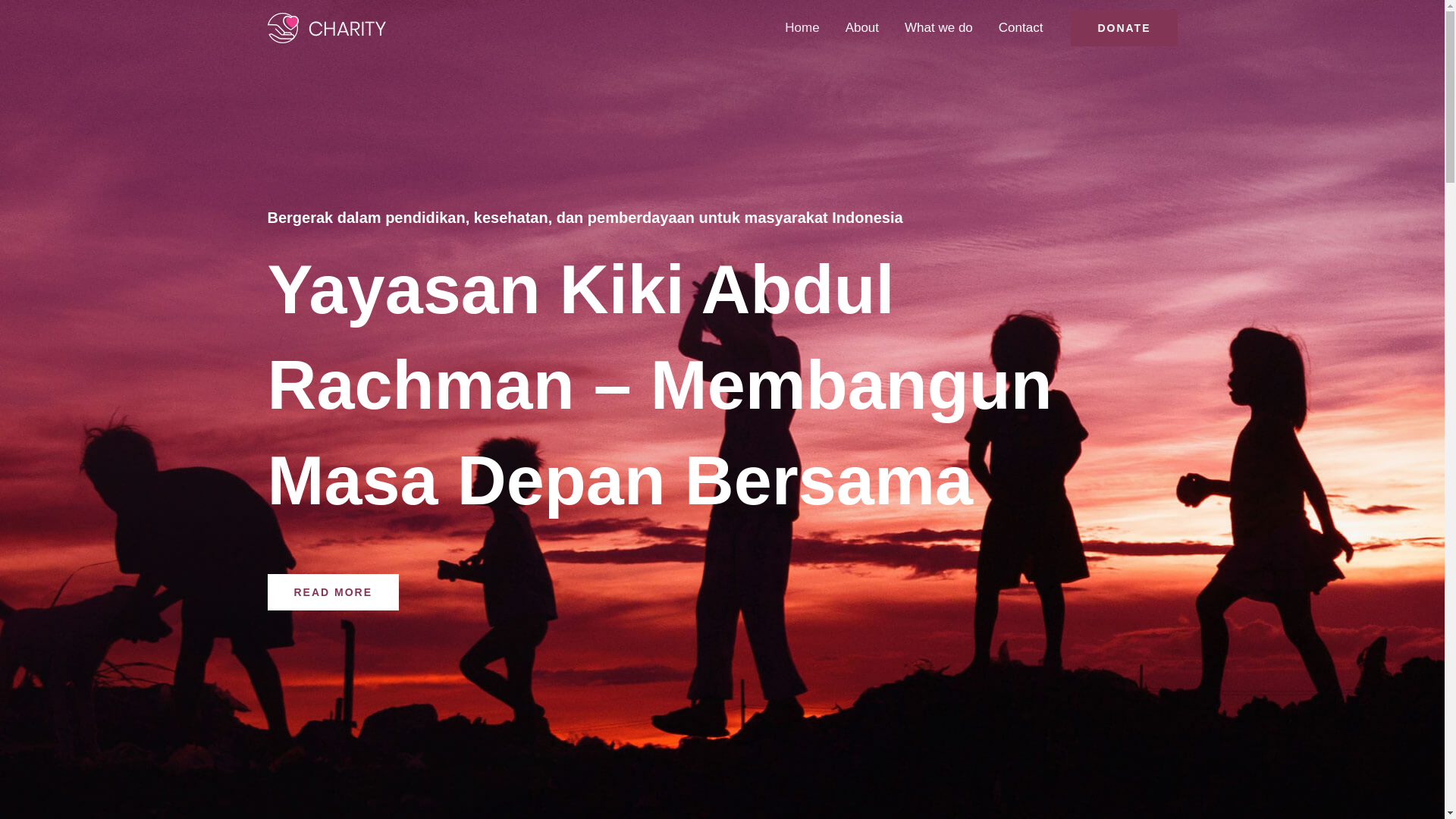website screenshot of https://yayasankikiabdulrachman.com/