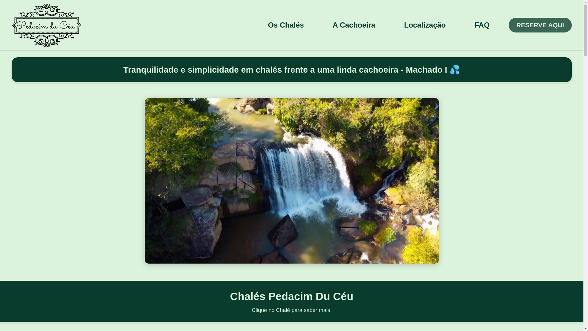 website screenshot of https://pedacimduceu.com.br/