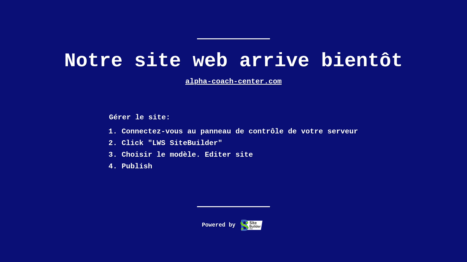 website screenshot of https://alpha-coach-center.com/