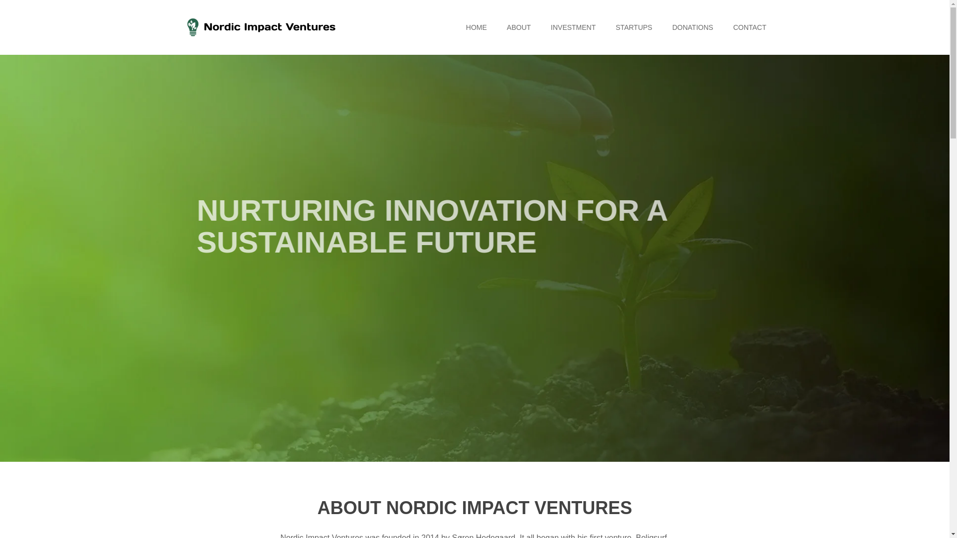 website screenshot of https://nordicimpactventures.pages.dev/