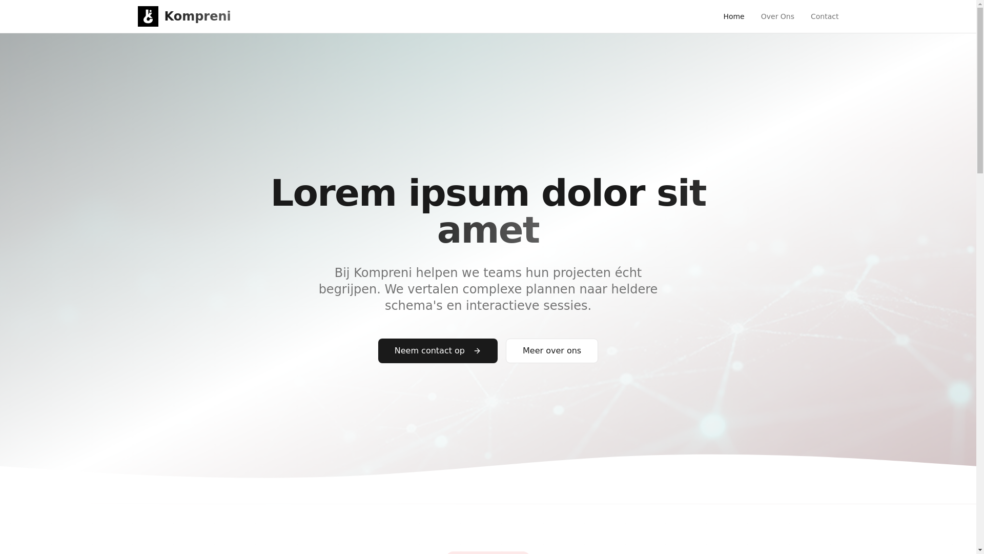 website screenshot of https://kompreni-future-canvas.pages.dev/