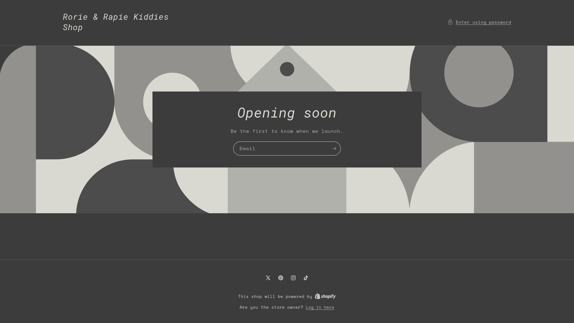 website screenshot of https://rorierapiekiddiesshop.com/