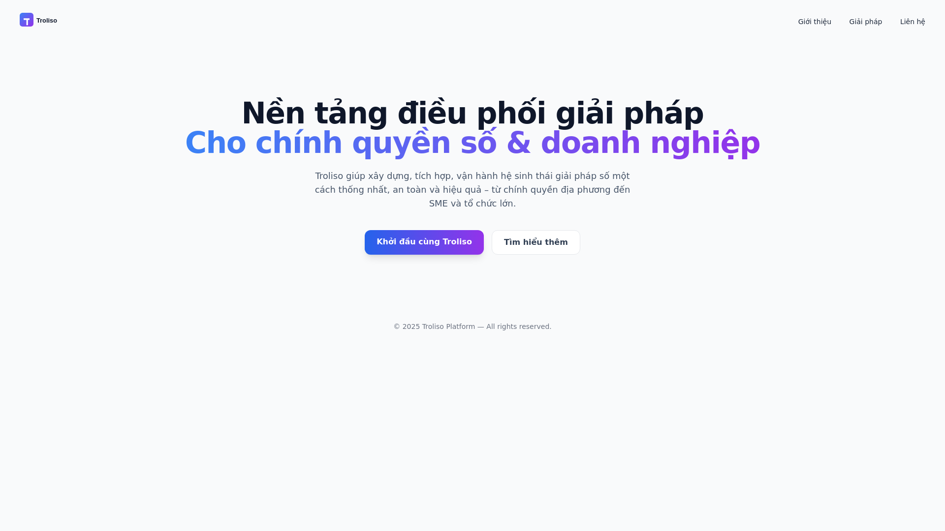 website screenshot of https://troliso.vn/